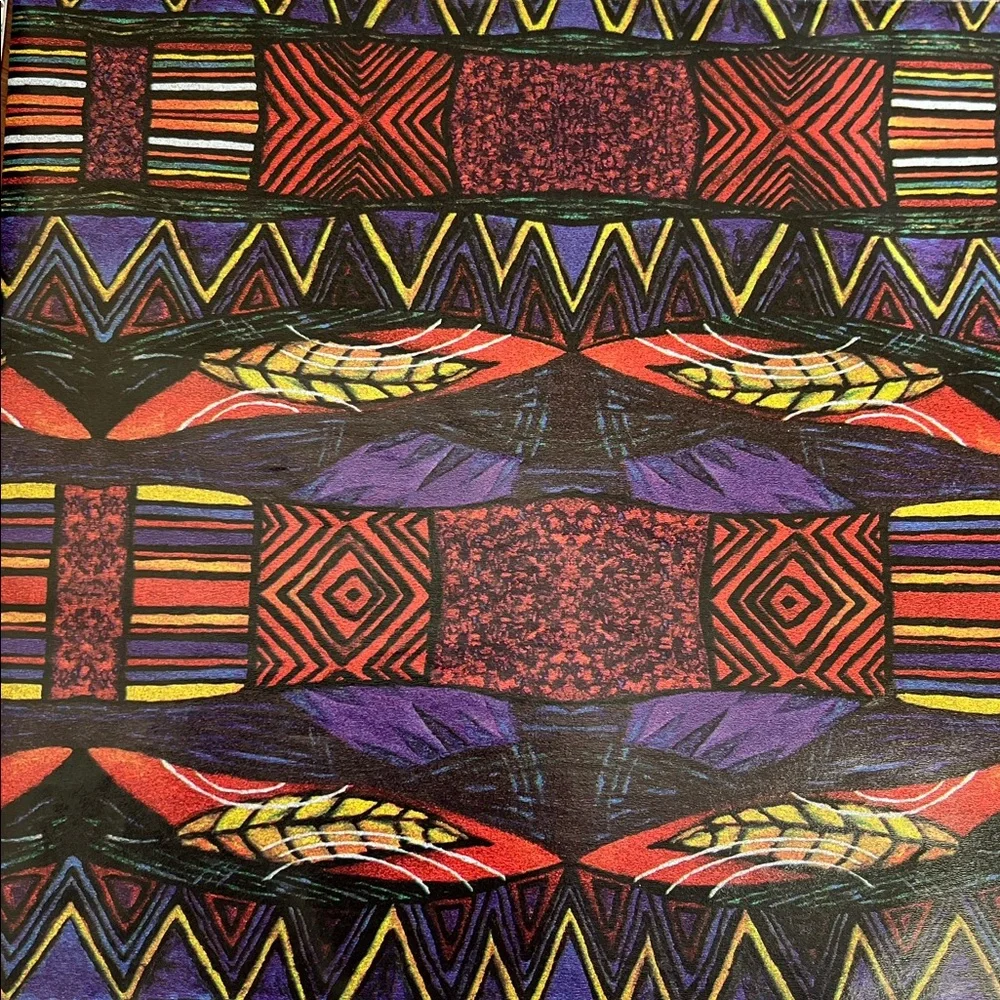 Vintage Jessica Stewart African American Holiday Christmas Flat Gift Wrap